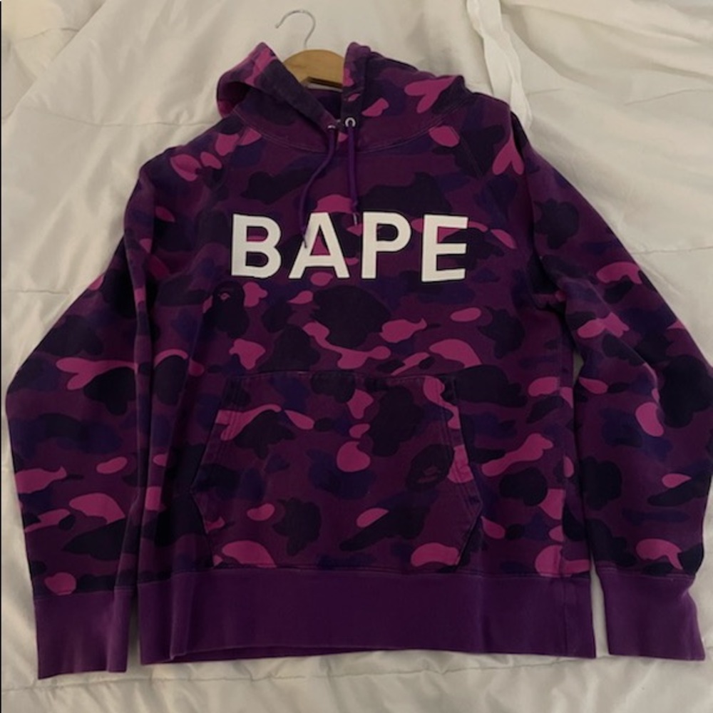 used bape hoodie